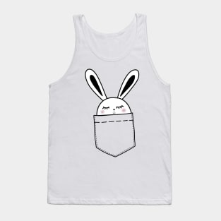 Cute sweet bunny with carrot Tank Top